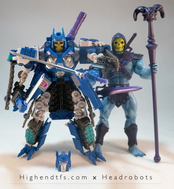 Headrobots Skel E Tron Upgrade Kit For Botcon Gigatron MOTU Skeletor Image  (1 of 4)